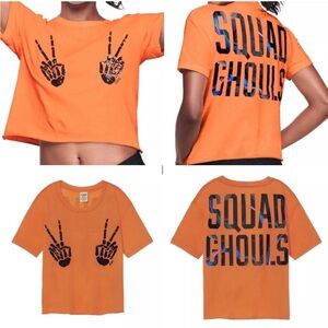 Victoria's Secret Orange 'Squad Ghouls' Tee